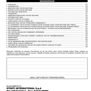 Storti Labrador 90 190 Parts Manual