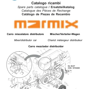Storti Marmix 12 15 Parts Manual