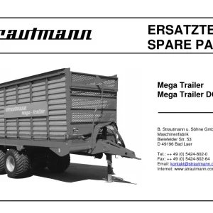 Strautmann Mega Parts Manual