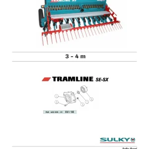 Sulky Se Sx 3M 4M Parts Manual