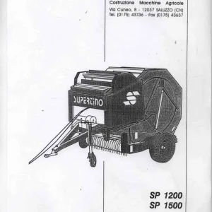 Supertino Sp1200 Sp1500 Parts Manual