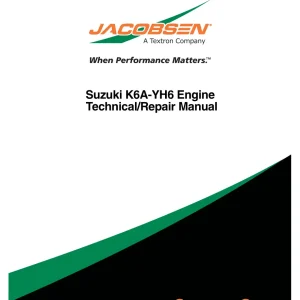 Suzuki K6A Yh6 Service Manual