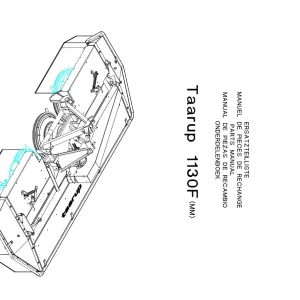 Taarup 1130F Mower Parts Manual