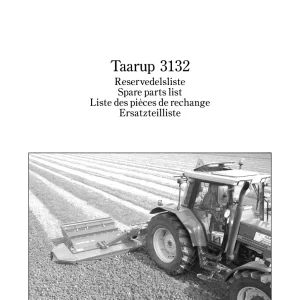 Taarup 3132 Mower Parts Manual