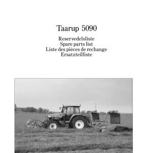 Taarup 5090 Mower Parts Manual