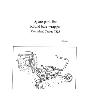 Taarup 7335 Parts Manual