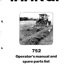 Taarup 752 Parts Manual