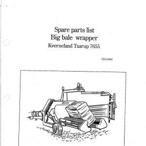 Taarup 7655 Parts Manual