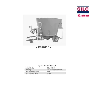 Taarup 10T 2006 Parts Manual