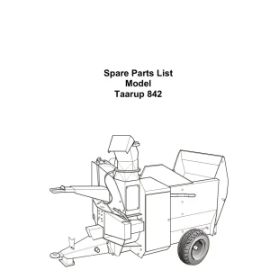Taarup Kd842 Parts Manual
