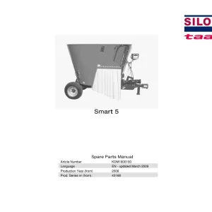 Taarup Smart 5 2006 Parts Manual