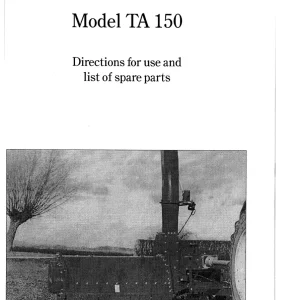 Taarup Ta150 Parts Manual
