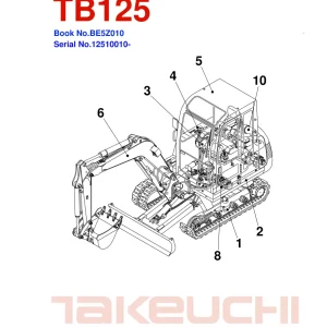 Takeuchi Tb125 Parts Manual