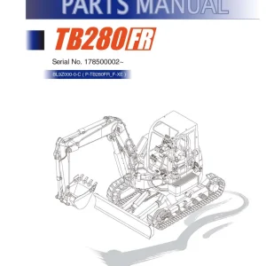 Takeuchi Tb280 Parts Manual
