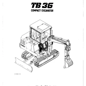Takeuchi Tb36 Parts Manual