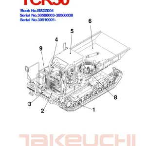 Takeuchi Tcr50 Parts Manual