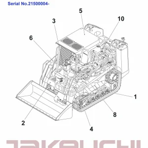 Takeuchi Tl150 Parts Manual