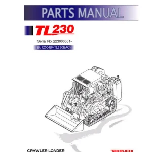 Takeuchi Tl230 Parts Manual