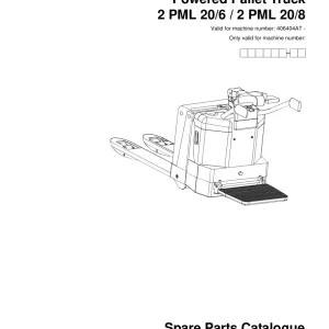 Toyota 2 Pml 20 6 20 8 2001 Parts Manual