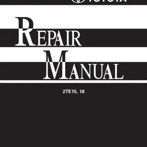 Toyota 2 Te 15 18 Service Manual