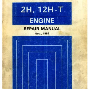 Toyota 2H 12H T Service Manual