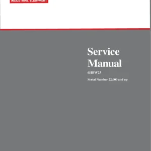 Toyota 6Hbw23 Service Manual
