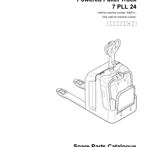 Toyota 7 Pll 24 2006 Parts Manual