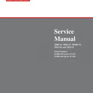 Toyota 7Bru18 23 7Bdru15 7Bsu20 25 2004 Service Manual