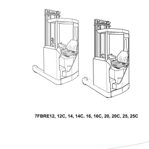 Toyota 7Fbre 12 14 16 20 25 C Service Manual