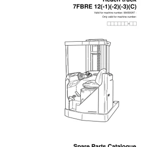 Toyota 7Fbre12 2002 Parts Manual