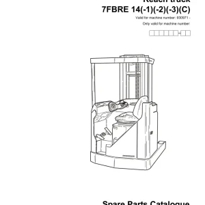 Toyota 7Fbre14 2006 Parts Manual