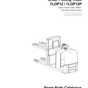 Toyota 7Lop 12 12P 2007 Parts Manual