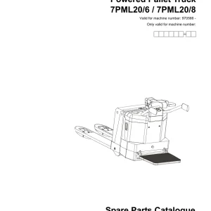 Toyota 7Pml20 6 7Pml20 8 2007 Parts Manual