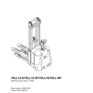Toyota 7Sll 12.5 12.5F 16 16F 2004 Service Manual