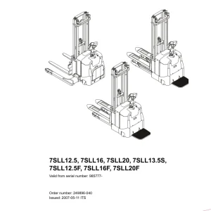Toyota 7Sll 12.5 16 20 13.5S 12.5F 16F 20F 2007 Service Manual