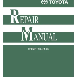 Toyota 8Fbmht 60 70 85 Service Manual