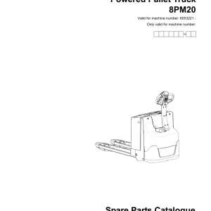 Toyota 8Pm20 2008 Parts Manual