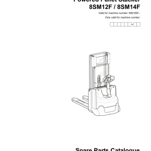 Toyota 8Sm 12F 14F 2008 Parts Manual
