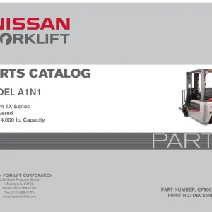 Toyota A1N1 2012 Parts Manual