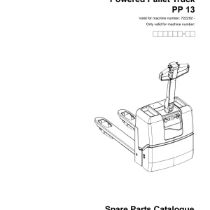 Toyota Pp13 2004 Parts Manual