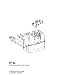 Toyota Pp13 2001 Service Manual