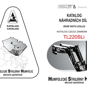 Trac-Lift Trac Tl 220 Sli Parts Manual