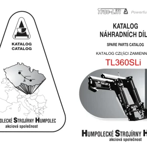 Trac-Lift Trac Tl 360 Sli Parts Manual