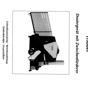 Trioliet Dosiergeraet 92080 1 10 Parts Manual