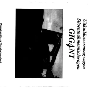 Trioliet Gigant 1000 92099 0 01 Parts Manual