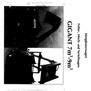 Trioliet Gigant 700 900 92162 2 01 Parts Manual