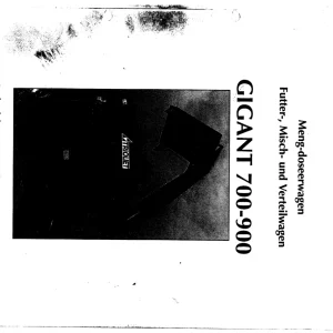 Trioliet Gigant 700 900 92162 3 01 Parts Manual