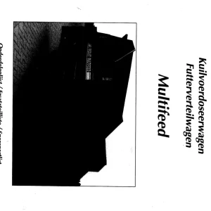 Trioliet Multifeed 92070 4 02 Parts Manual