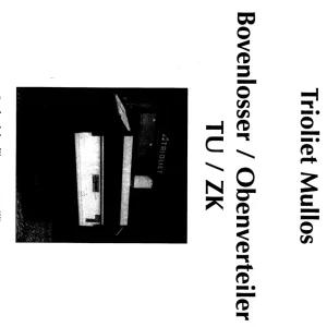 Trioliet Obenverteiler Zk 92022 5 03 Parts Manual
