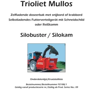 Trioliet Silobuster Kam 10 92188 1 05 Parts Manual